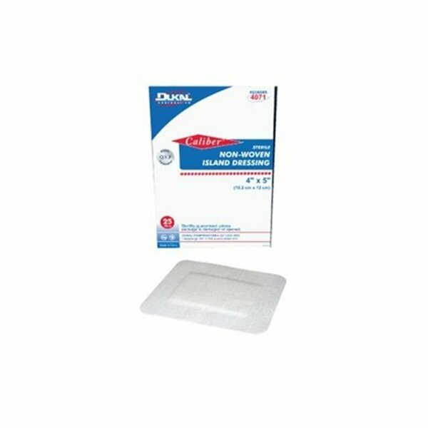 Dukal Sterile- Non-Woven Island Dressing 4 in. x 4 in. 4075